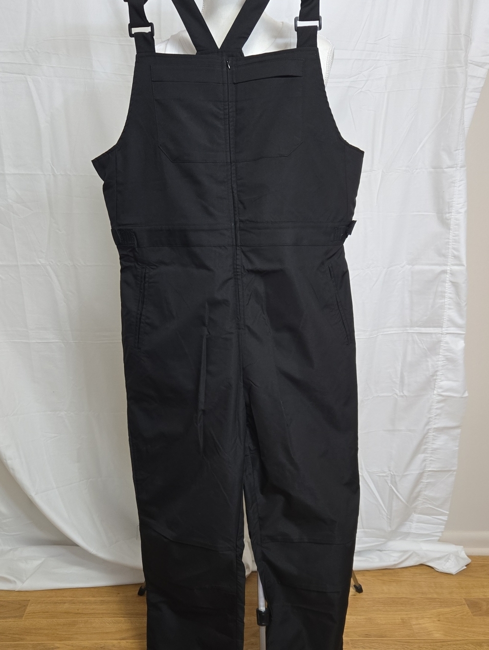 Women's Black Bib Overalls